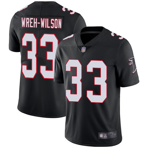 Atlanta Falcons Limited Black Men Blidi Wreh-Wilson Alternate Jersey NFL Football #33 Vapor Untouchable->nfl t-shirts->Sports Accessory